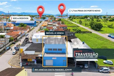 Ponto Comercial com 3 Quartos à venda, 348m² no Travessão, Caraguatatuba