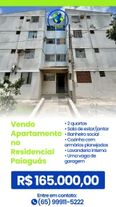 Apartamento com 2 Quartos à venda, 55m² no Paiaguás, Cuiabá