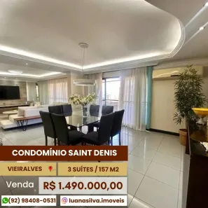 Apartamento com 3 Quartos à venda, 221m² no Nossa Senhora das Graças, Manaus