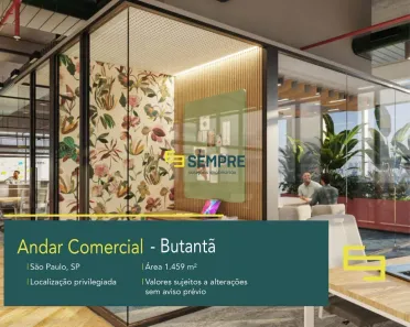 Imóvel Comercial para alugar, 1459m² no Butantã, São Paulo