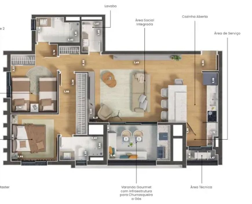 WYN RESIDENCE no Loteamento Residencial Vila Bella Dom Pedro, Campinas