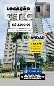 Sala Comercial para venda ou aluguel, 34m² no Lagoa Nova, Natal