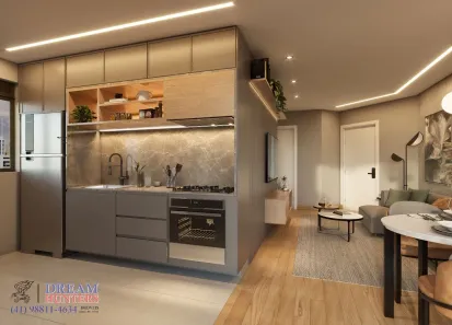 Apartamento com 2 Quartos à venda, 51m² no Centro, Curitiba