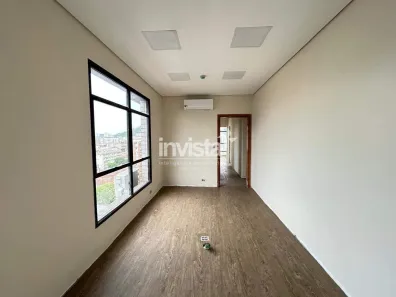 Sala Comercial para alugar, 85m² no Vila Mathias, Santos