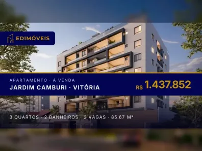 Apartamento com 3 Quartos à venda, 85m² no Jardim Camburi, Vitória