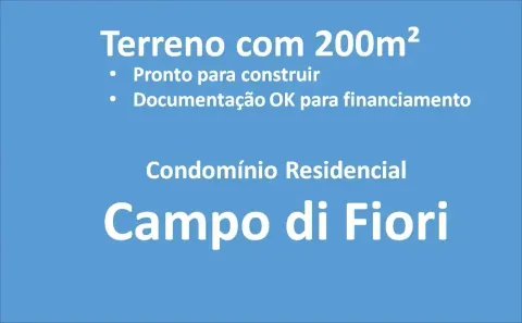 Lote/Terreno à venda, 200m² no Piracangaguá, Taubaté