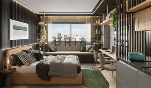 Apartamento com 1 Quarto à venda, 25m² no Santo Amaro, São Paulo