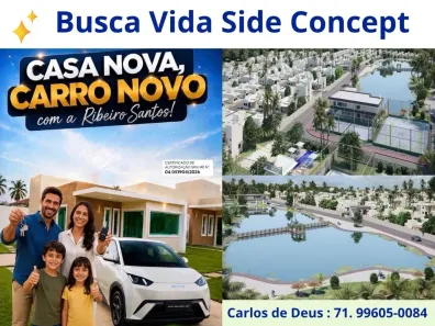 Casa de Condomínio com 2 Quartos à venda, 70m² no Nova Abrantes (Abrantes), Camaçari