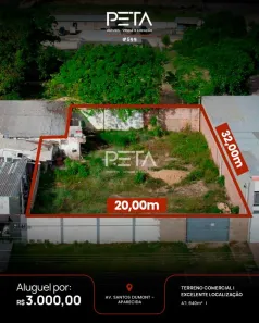 Lote/Terreno para alugar, 640m² no Nossa Senhora Aparecida, Boa Vista
