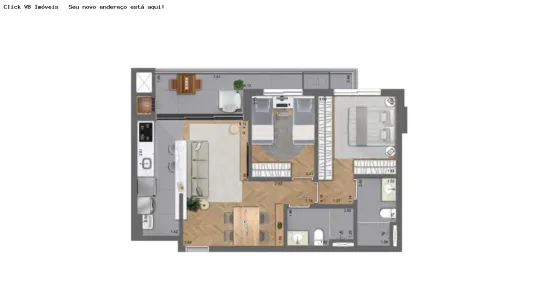 Apartamento com 2 Quartos à venda, 69m² no Bigorrilho, Curitiba