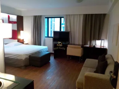 Flat com 1 Quarto para alugar, 33m² no Indianópolis, São Paulo