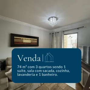 Apartamento com 3 Quartos à venda, 74m² no Parque Mandaqui, São Paulo