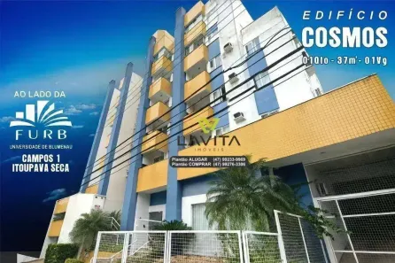 Apartamento com 1 Quarto à venda, 38m² no Itoupava Seca, Blumenau