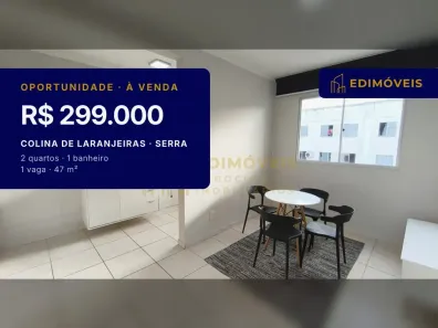 Apartamento com 2 Quartos à venda, 47m² no Colina de Laranjeiras, Serra