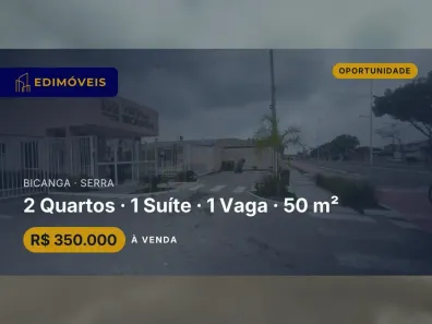 Apartamento com 2 Quartos à venda, 50m² no Bicanga, Serra