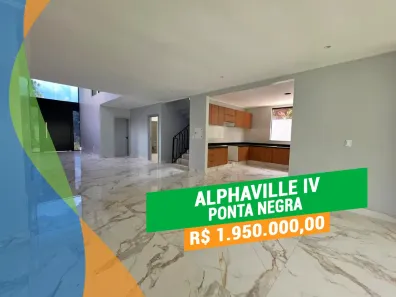 Casa de Condomínio com 4 Quartos à venda, 322m² no Ponta Negra, Manaus