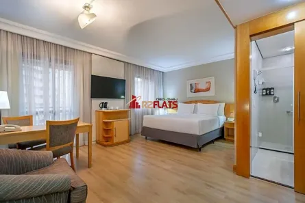 Flat com 1 Quarto à venda, 28m² no Higienópolis, São Paulo