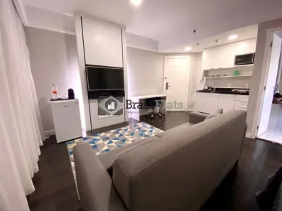 Flat com 1 Quarto para alugar, 36m² no Moema, São Paulo
