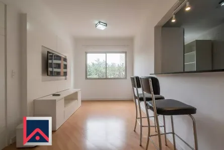 Apartamento com 1 Quarto para alugar, 57m² no Cidade Monções, São Paulo