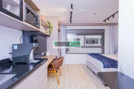 Apartamento com 1 Quarto para venda ou aluguel, 21m² no Paraíso, São Paulo