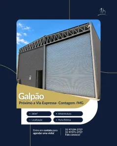 Galpão/Depósito/Armazém para alugar, 360m² no Sapucaia, Contagem