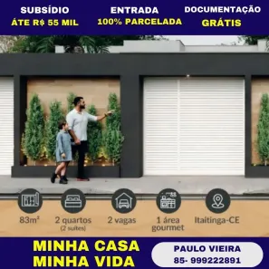 Casa com 2 Quartos à venda, 83m² no Gereraú, Itaitinga