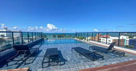 Flat com 1 Quarto à venda, 22m² no Cabo Branco, João Pessoa