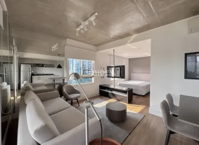 Apartamento com 1 Quarto para alugar, 63m² no Cidade Monções, São Paulo