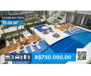 Apartamento com 3 Quartos à venda, 72m² no Vila Polopoli, São Paulo