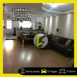Sobrado com 3 Quartos à venda, 340m² no Santa Paula, São Caetano do Sul