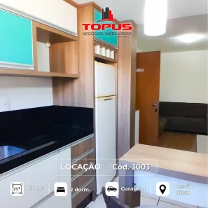 Apartamento com 2 Quartos para alugar, 55m² no Desvio Rizzo, Caxias do Sul