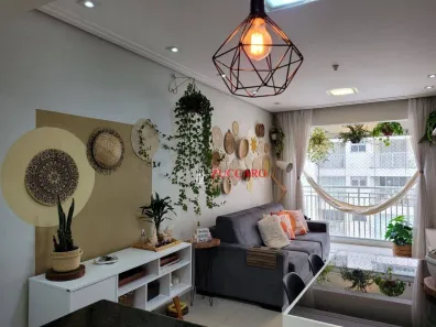 Apartamento com 3 Quartos para alugar, 65m² no Ponte Grande, Guarulhos