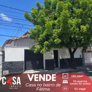 Casa com 4 Quartos à venda, 152m² no Fátima, Fortaleza