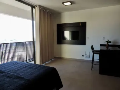 Apartamento com 1 Quarto para alugar, 32m² no Jardim Paulistano, São José do Rio Preto