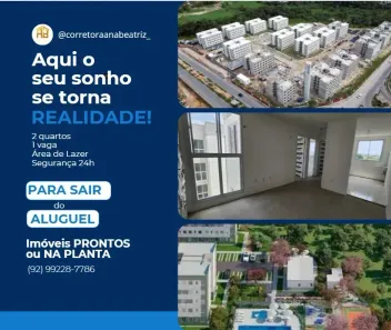 Apartamento com 2 Quartos à venda, 40m² no Cidade Nova, Manaus