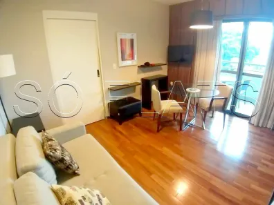 Apartamento com 1 Quarto para alugar, 40m² no Brooklin Paulista, São Paulo
