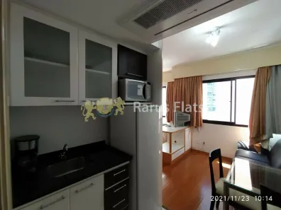 Flat com 1 Quarto para alugar, 28m² no Indianópolis, São Paulo