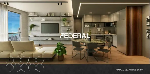 Apartamento com 2 Quartos à venda, 56m² no Boa Viagem, Recife