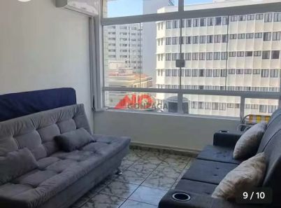 Kitnet com 1 Quarto à venda, 33m² no Gonzaga, Santos