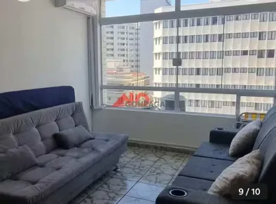 Kitnet com 1 Quarto à venda, 33m² no Gonzaga, Santos