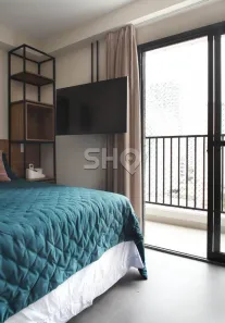 Apartamento com 1 Quarto para alugar, 25m² no Pinheiros, São Paulo