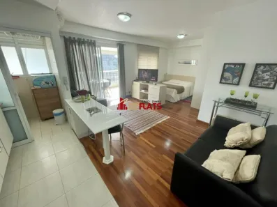 Flat com 1 Quarto à venda, 55m² no Cidade Monções, São Paulo