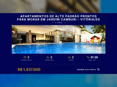 Apartamento com 3 Quartos à venda, 91m² no Jardim Camburi, Vitória