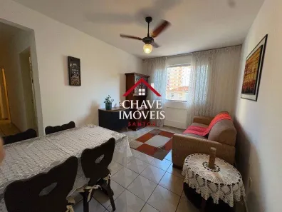 Apartamento com 1 Quarto para alugar, 60m² no Gonzaga, Santos