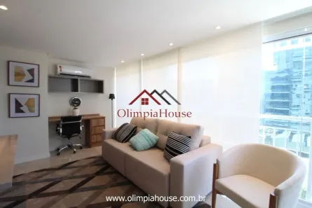 Apartamento com 1 Quarto para alugar, 54m² no Vila Nova Conceição, São Paulo