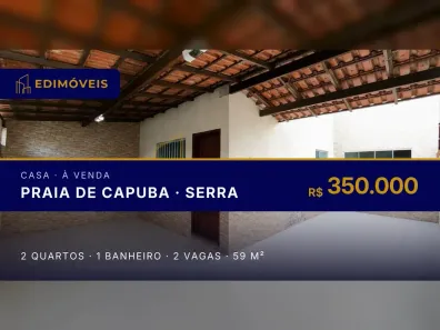Casa com 2 Quartos à venda, 59m² no Praia de Capuba, Serra