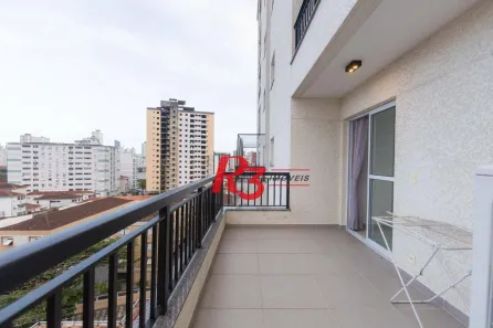 Apartamento com 2 Quartos para alugar, 90m² no Marapé, Santos