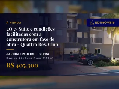 Apartamento com 2 Quartos à venda, 51m² no Jardim Limoeiro, Serra