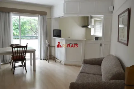 Flat com 1 Quarto para alugar, 40m² no Itaim Bibi, São Paulo