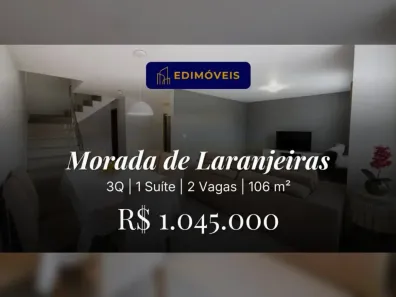 Casa com 3 Quartos à venda, 106m² no Morada de Laranjeiras, Serra